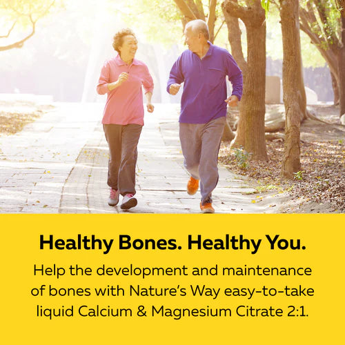 Nature's Way Calcium & Magnesium Citrate 2:1 500ml Liquid Orange Flavour