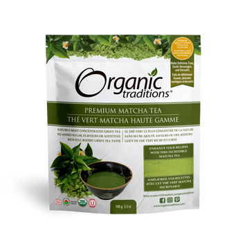 Organic Traditions Premium Matcha Tea 100g Powder