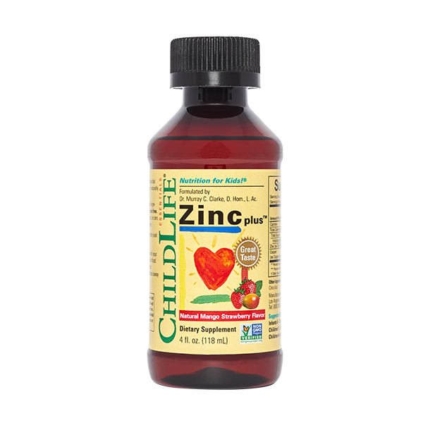 ChildLife Essentials Liquid Zinc Plus 118ml Natural Mango Strawberry Flavor