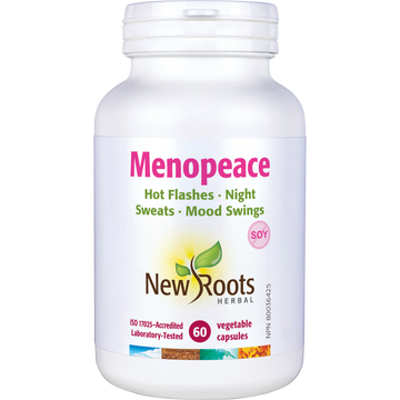 New Roots Menopeace 60 Veg. Capsules