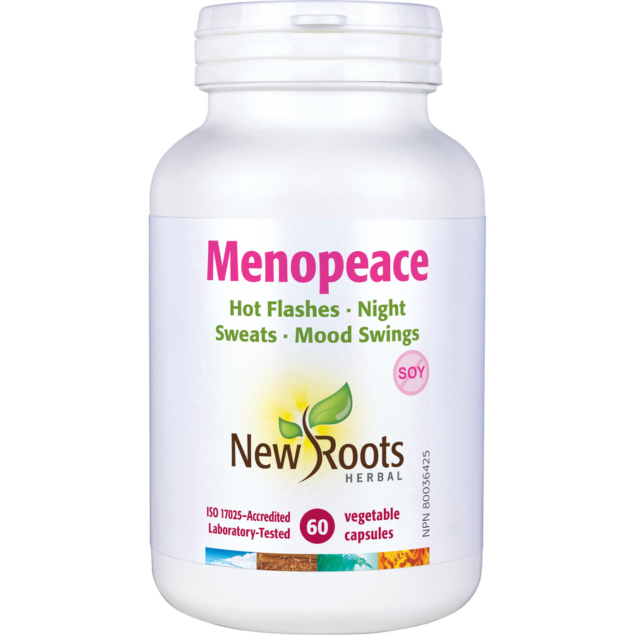 New Roots Menopeace 60 Veg. Capsules
