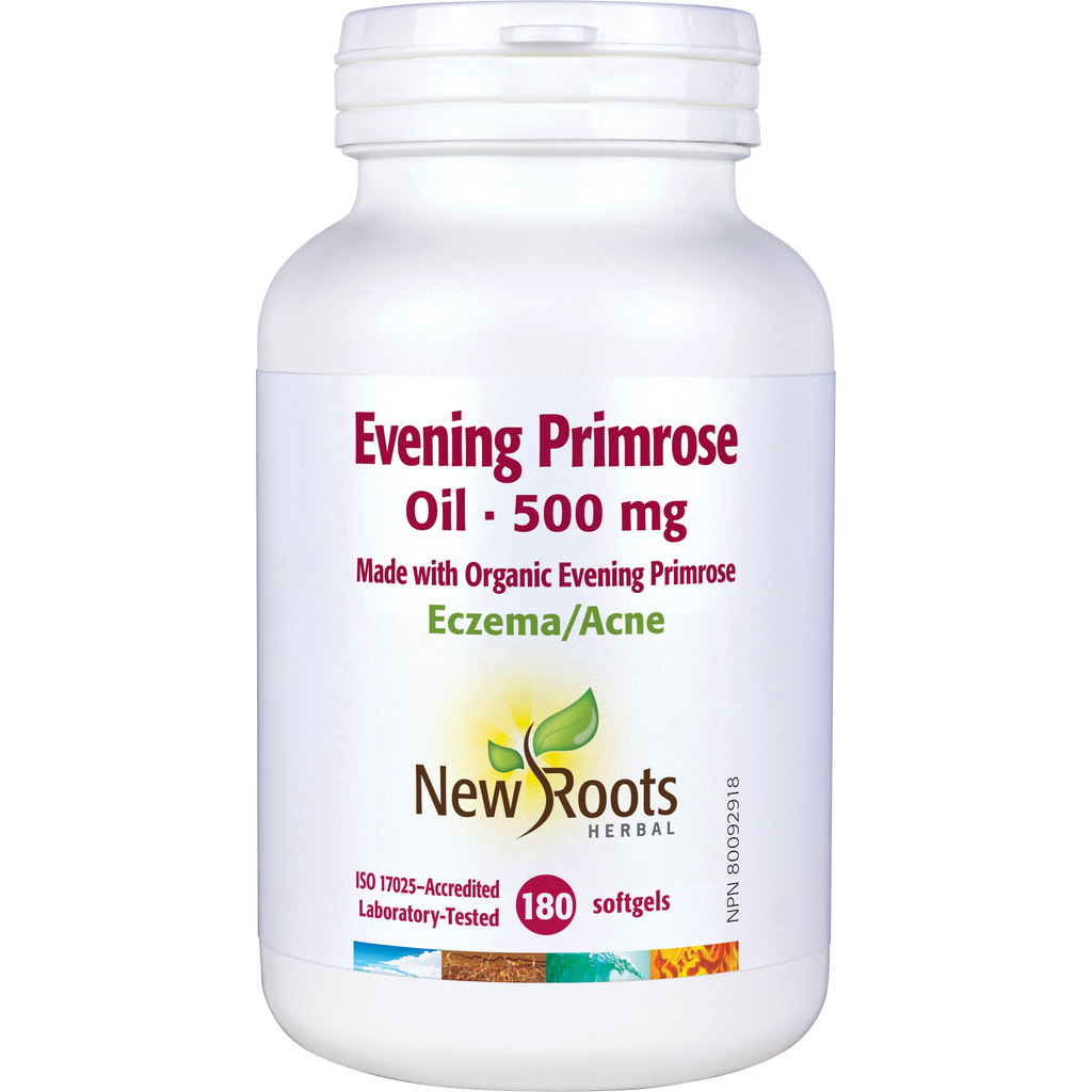 New Roots Evening Primrose Oil 500 mg 180 Softgels