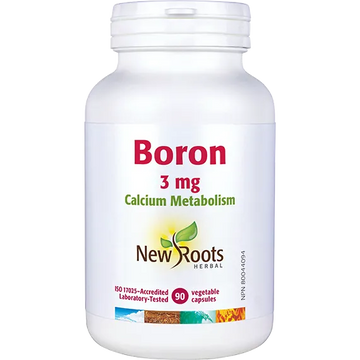 New Roots Boron 3 mg 90 Veg. Capsules