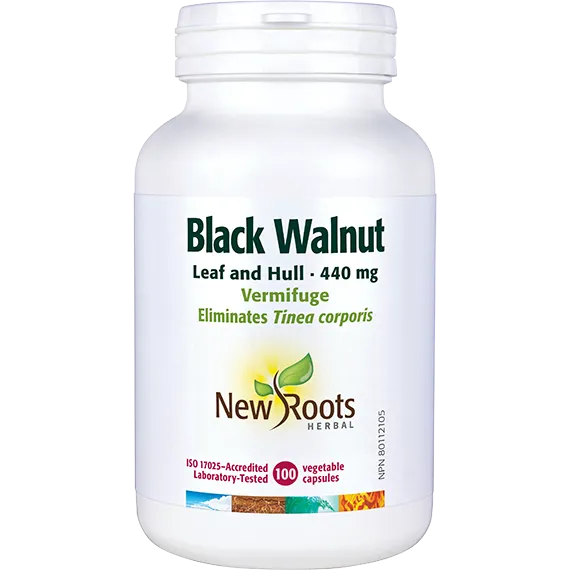 New Roots Black Walnut 440 mg 100 Veg. Capsules