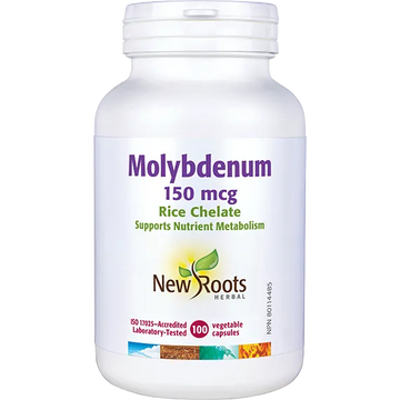 New Roots Molybdenum 150mcg 100 Veg. Capsules