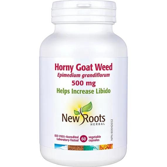New Roots Horny Goat Weed 60 Veg. Capsules