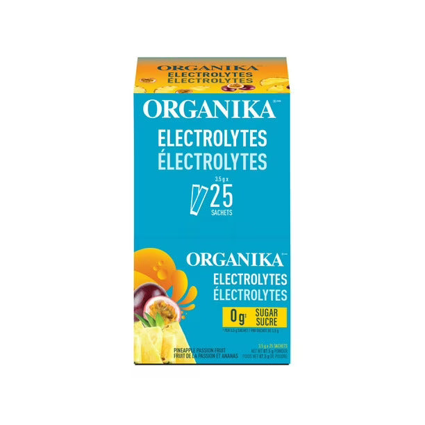 Organika Electrolytes Pineapple Passion Fruit 3.5gx 25 Sachets