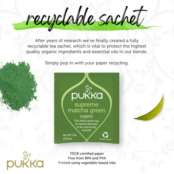 Pukka Supreme Matcha Green Tea 20 Sachets