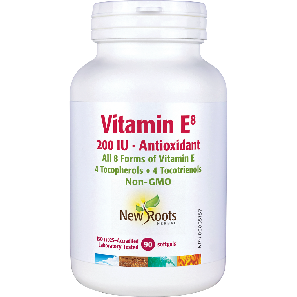 New Roots Vitamin E 200 IU 90 Softgels