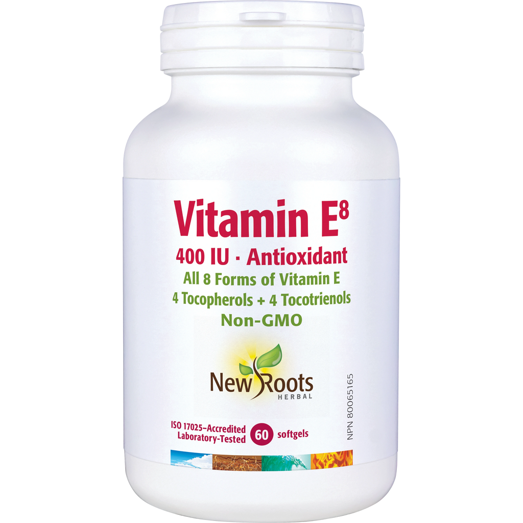 New Roots Vitamin E⁸ 400 IU 120 Softgels