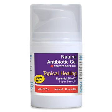 Essential Silver Super Strength Natural Antibiotic 50ml Gel 32ppm Unscented