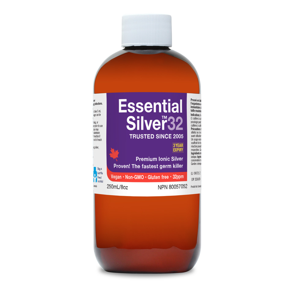 Essential Silver Super Strength 32 ppm 250ml Twist Cap