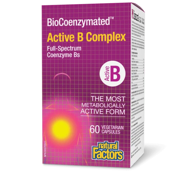 Natural Factors Active B Complex 60 Capsules