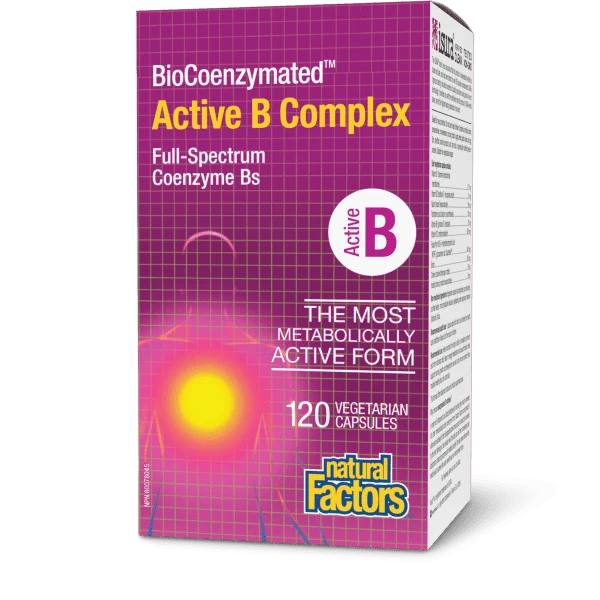 Natural Factors Active B Complex 120 Capsules