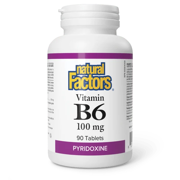 Natural Factors B6 100mg 90 Tablets