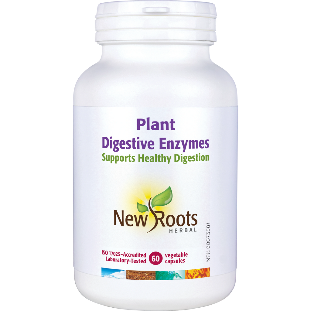 New Roots Plant Digestive Enzymes 60 Veg. Capsules