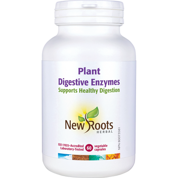 New Roots Plant Digestive Enzymes 60 Veg. Capsules