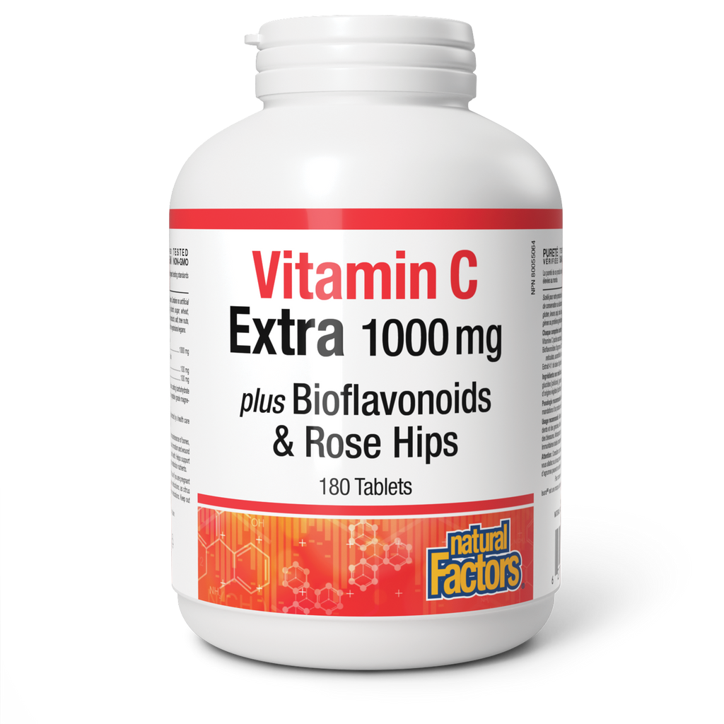 Natural Factors Vitamin C 1000mg 180 Tablets