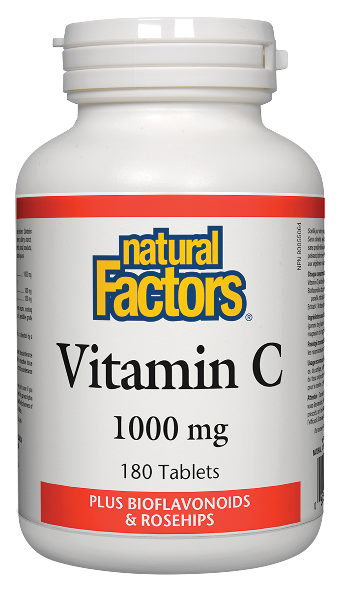 Natural Factors Vitamin C 1000mg 180 Tablets