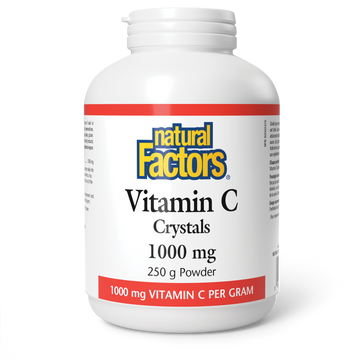 Natural Factors Vitamin C Crystals 1000mg 250g Powder