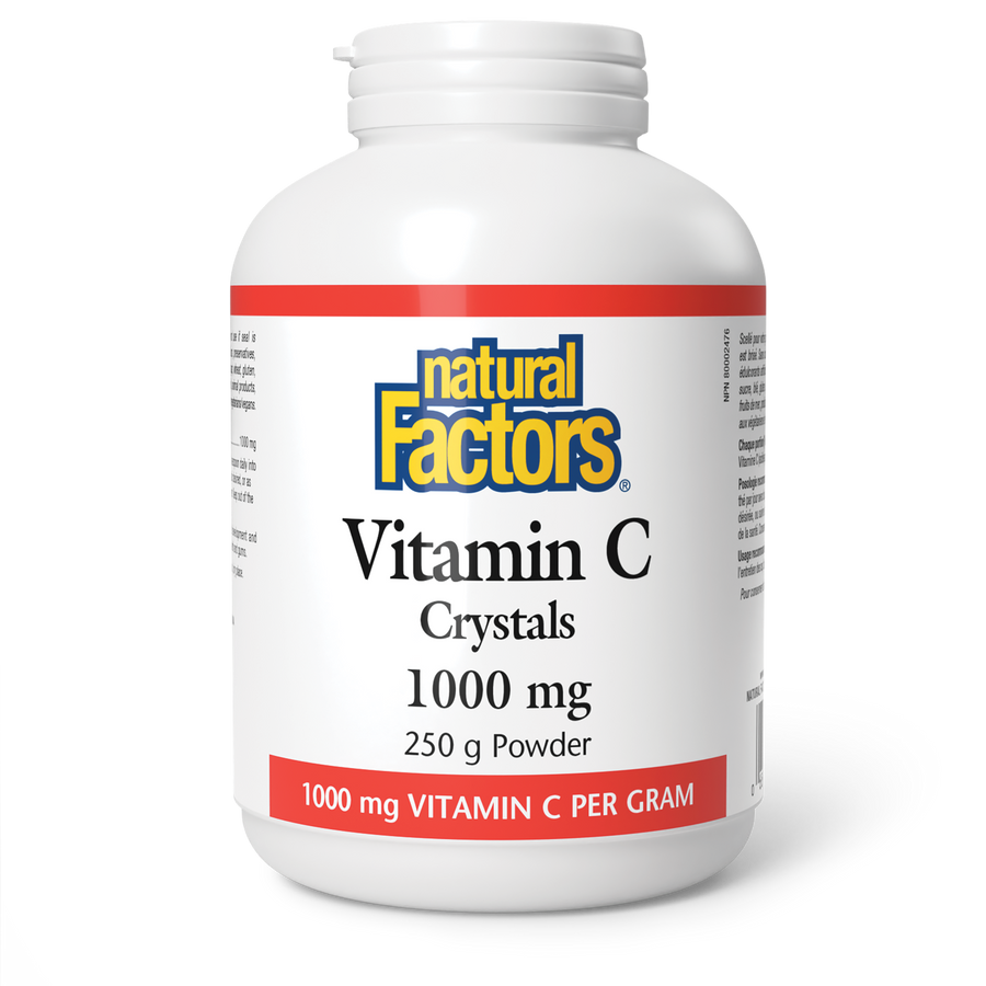 Natural Factors Vitamin C Crystals 1000mg 250g Powder