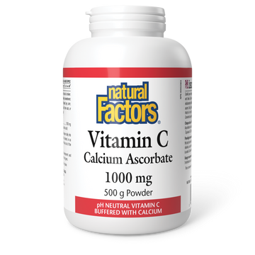 Natural Factors Vitamin C Calcium Ascorbate 1000mg 500g Powder