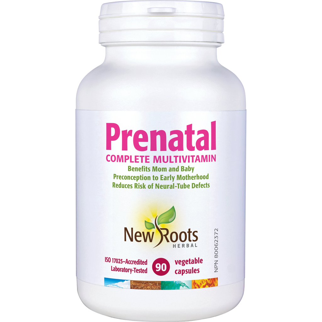 New Roots Prenatal 90 Veg. Capsules