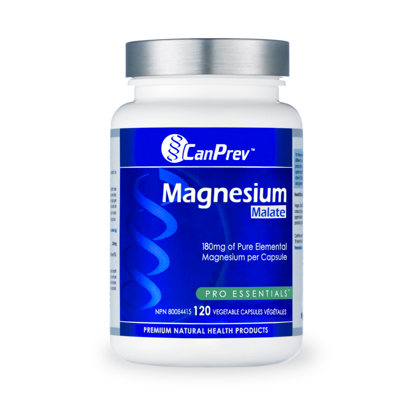 CanPrev Magnesium Malate 120 Veg. Capsules