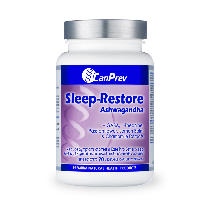 CanPrev Sleep-Restore Ashwagandha 90 Veg. Capsules