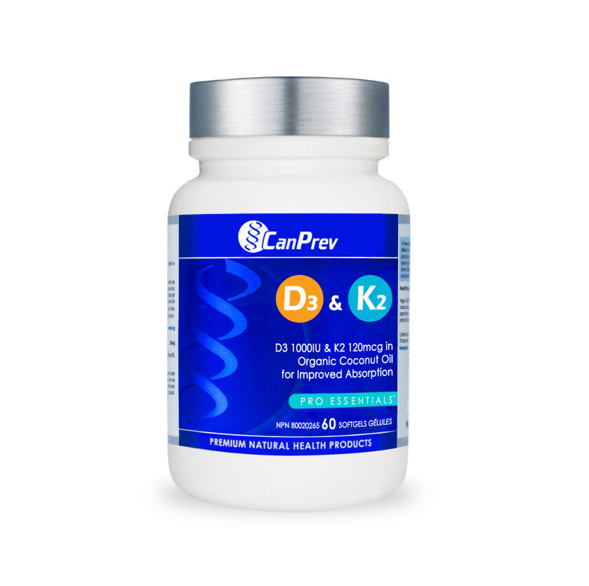 CanPrev D3 & K2 | 60 Softgels