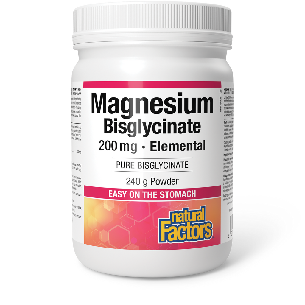 Natural Factors Magnesium Bisglycinate 200mg 290g