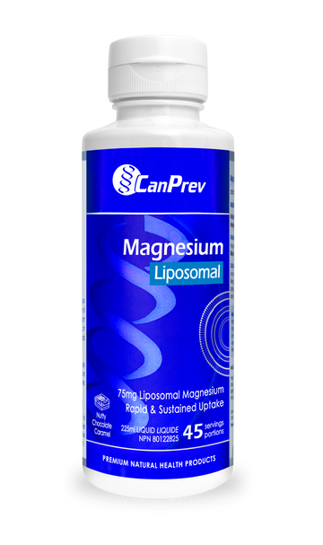 CanPrev Liposomal Magnesium Nutty Chocolate Caramel Flavour 225ml Liquid