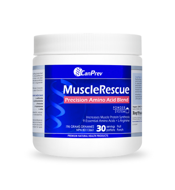 CanPrev MuscleRescue 196g Powder Fruit Punch Flavour