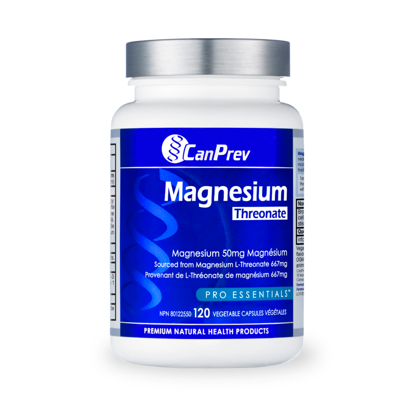 CanPrev Magnesium Threonate 120 Veg. Capsules