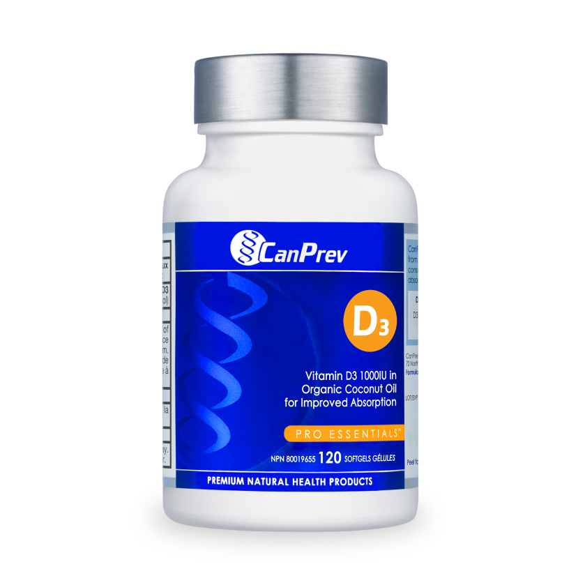 CanPrev Vitamin D3| 120 Softgels