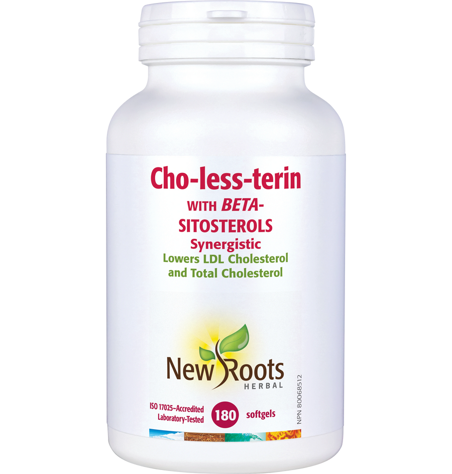 New Roots Cho-less-terin 90 Softgels | Cholesterol Support – Natural Focus