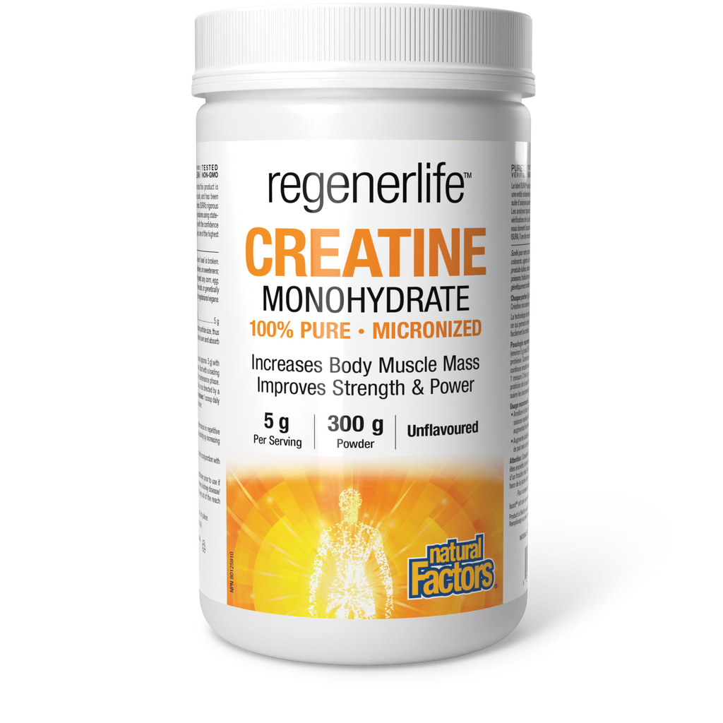 Natural Factors Regenerlife Creatine 300g Powder Unflavoured