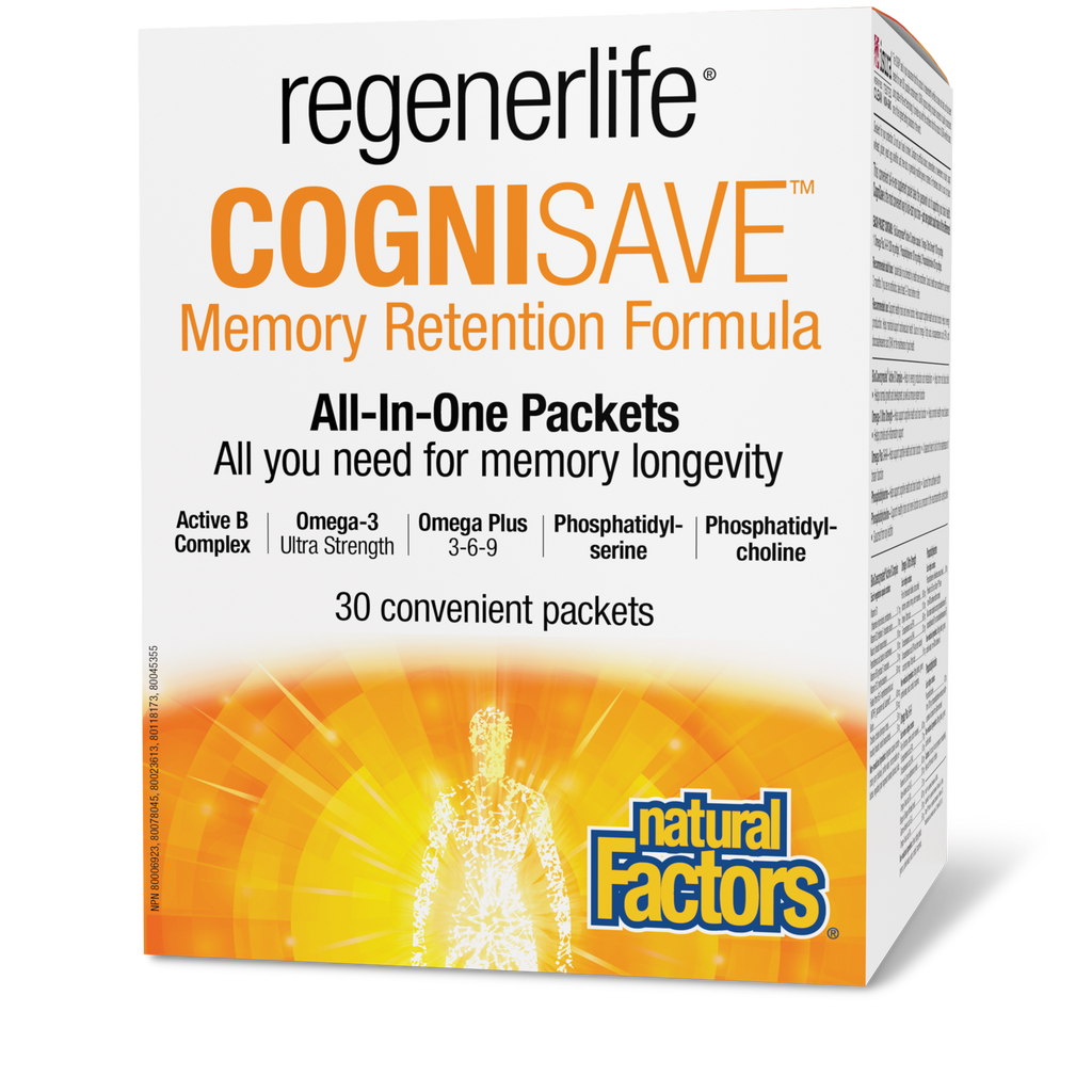 Natural Factors Regenerlife CogniSave 30 packets