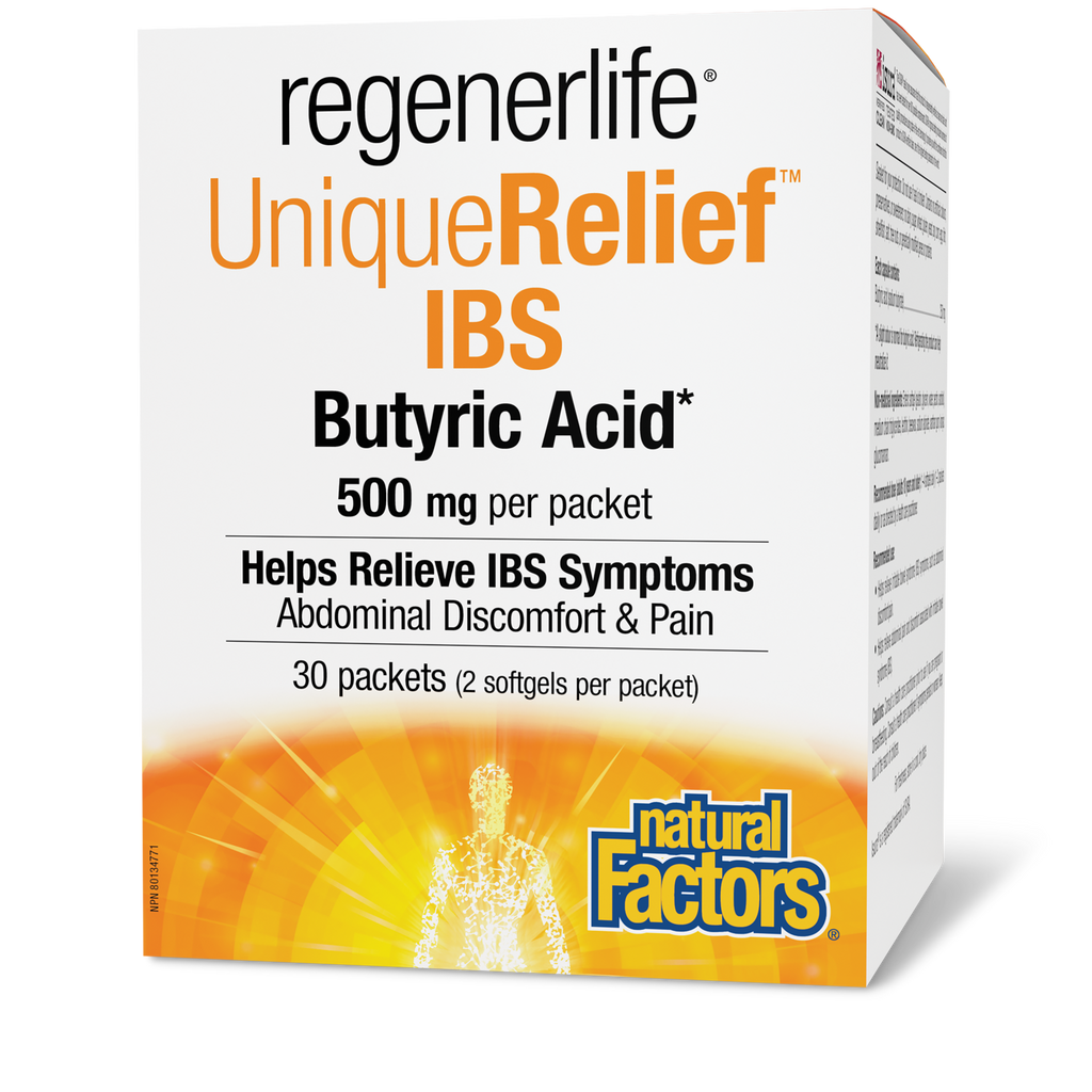 Natural Factors RegenerLife UniqueRelief IBS 30 Packets