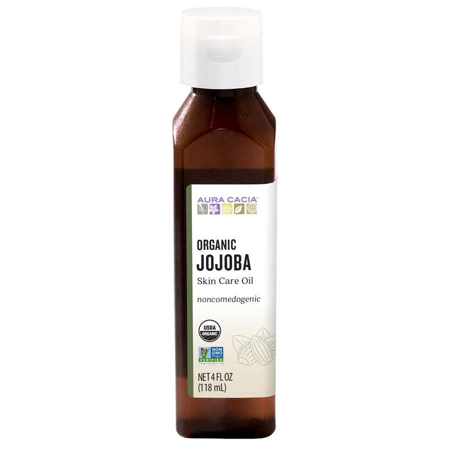 Aura Cacia Organic Jojoba Skin Care Oil 118ml