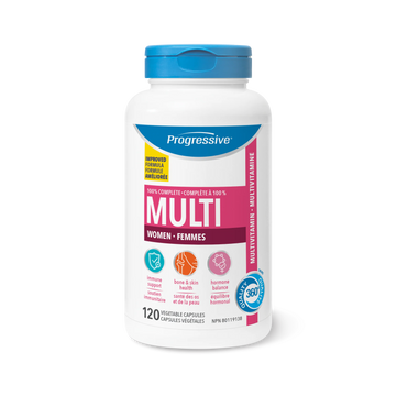Progressive MultiVitamins for Adult Women 120 Veg. Capsules