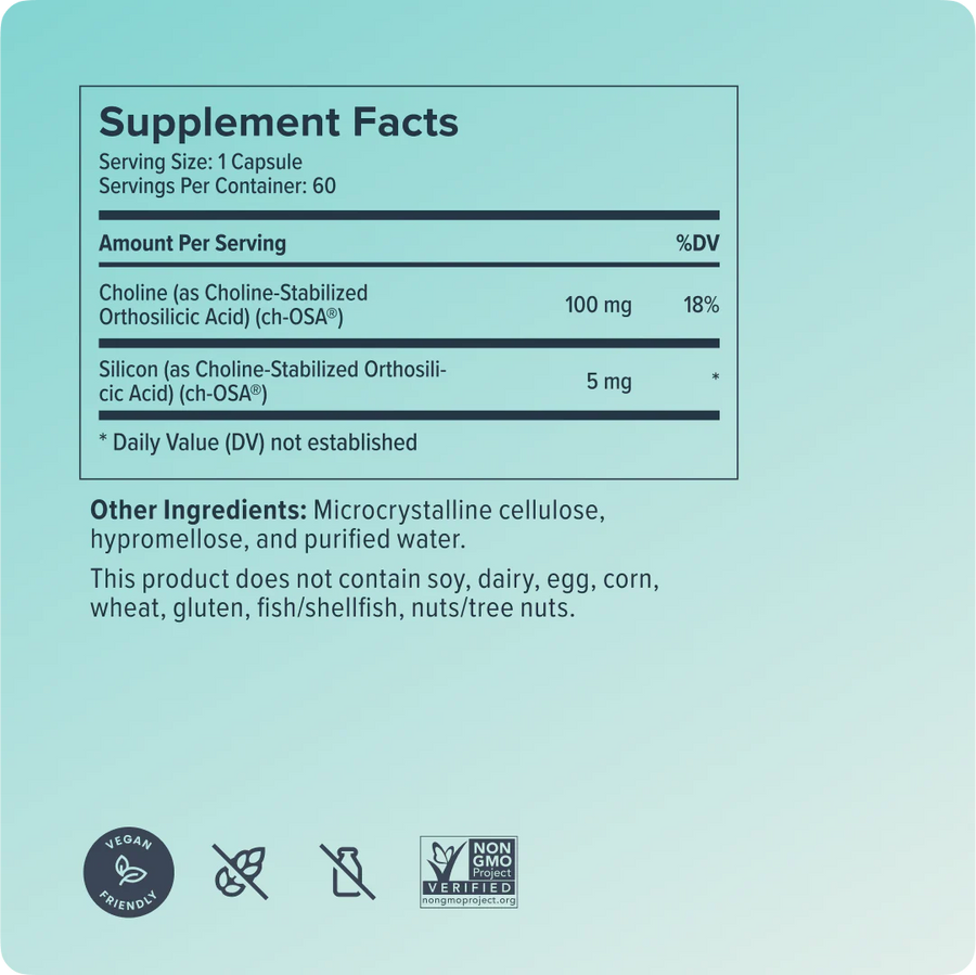 Biosil 120 Veg. Capsules – Natural Focus