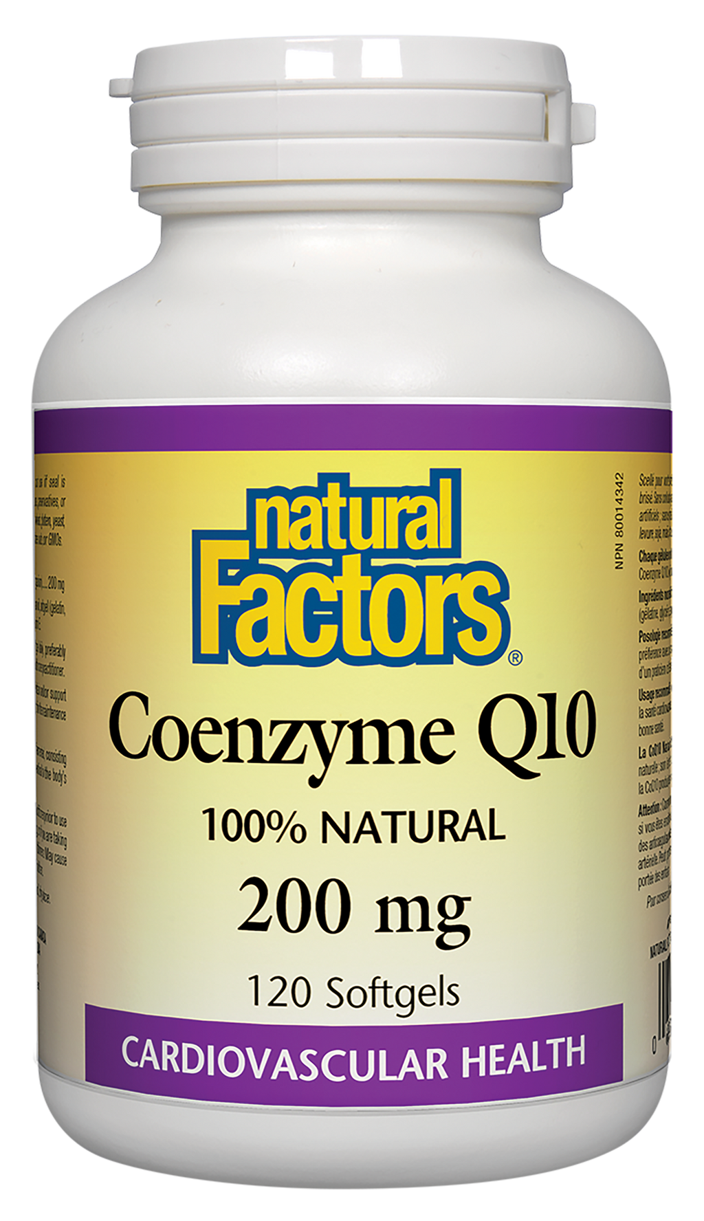 Natural Factors Coenzyme Q10 200mg 120 Softgels