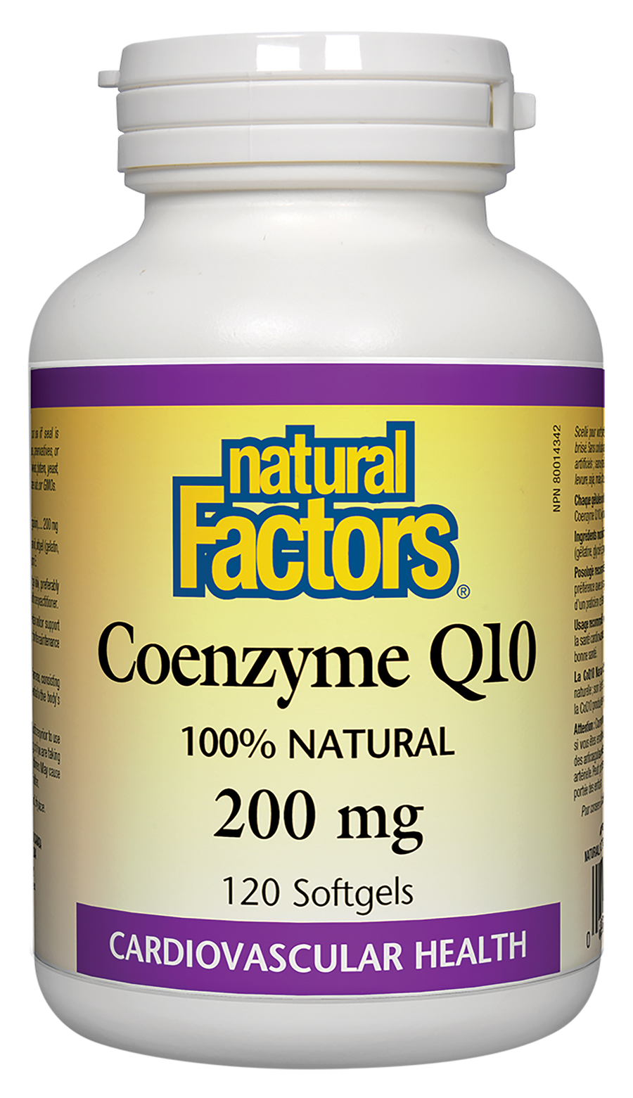 Natural Factors Coenzyme Q10 200mg 120 Softgels