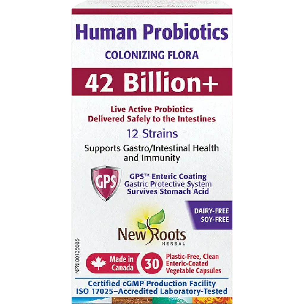 New Roots Human Probiotics 30 Veg. Capsules