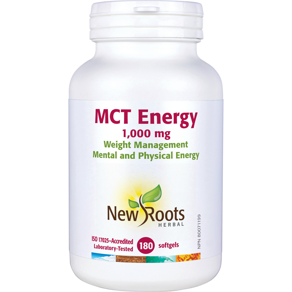 New Roots MCT Energy 1,000 mg 180 Softgels