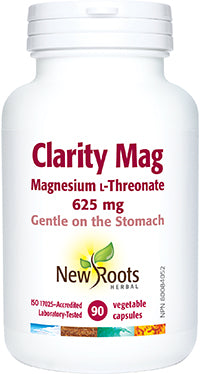 New Roots Clarity Mag 625mg 90 Veg. Capsules