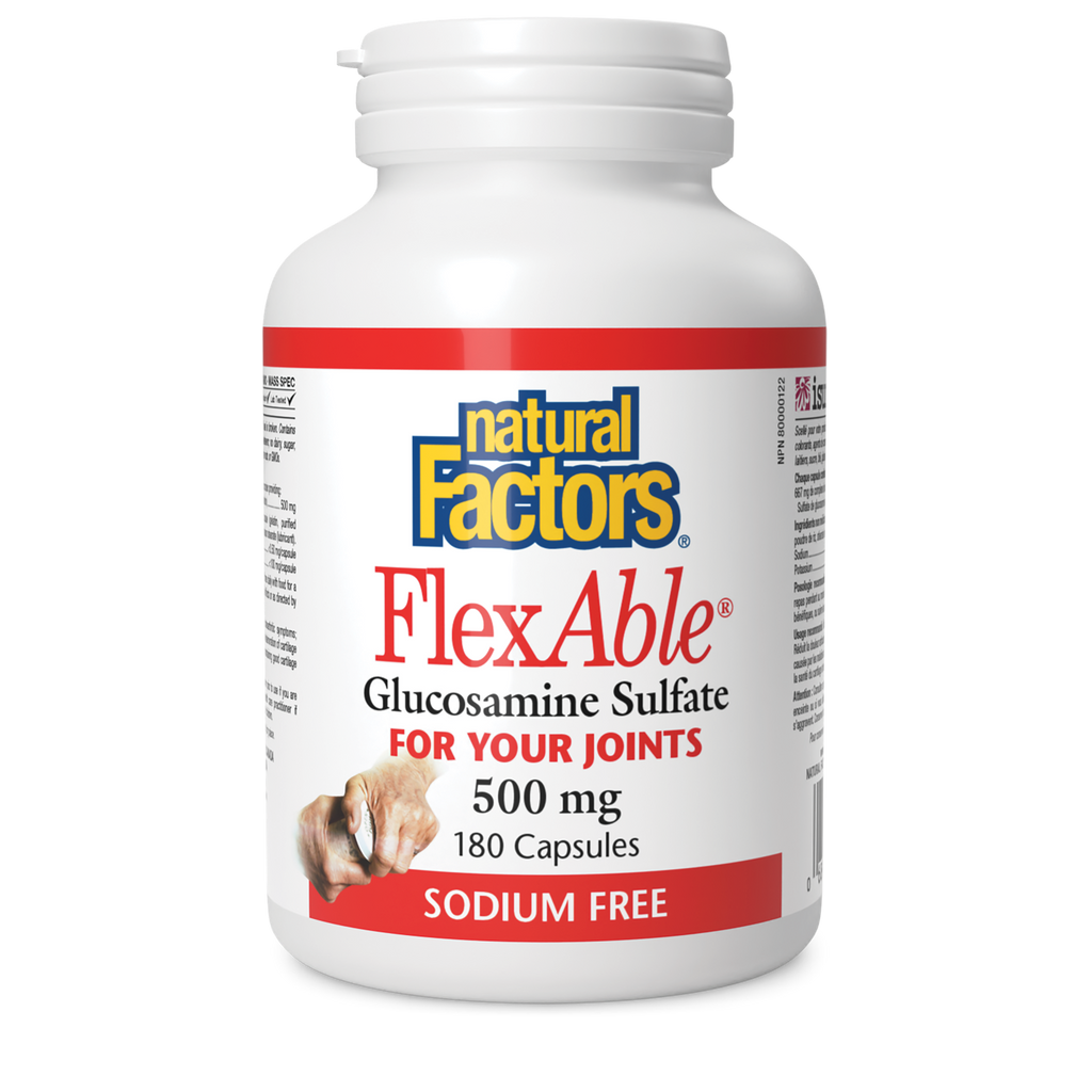 Natural Factors FlexAble 500mg 180 Capsules