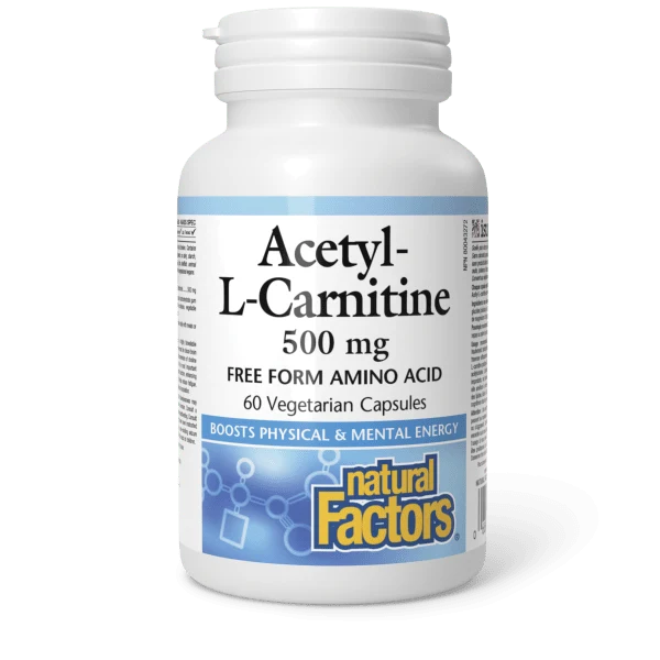 Natural Factors Acetyl-L-Carnitine 60 Veg. Capsules