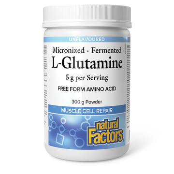 Natural Factors Micronized L-Glutamine 300 g Powder